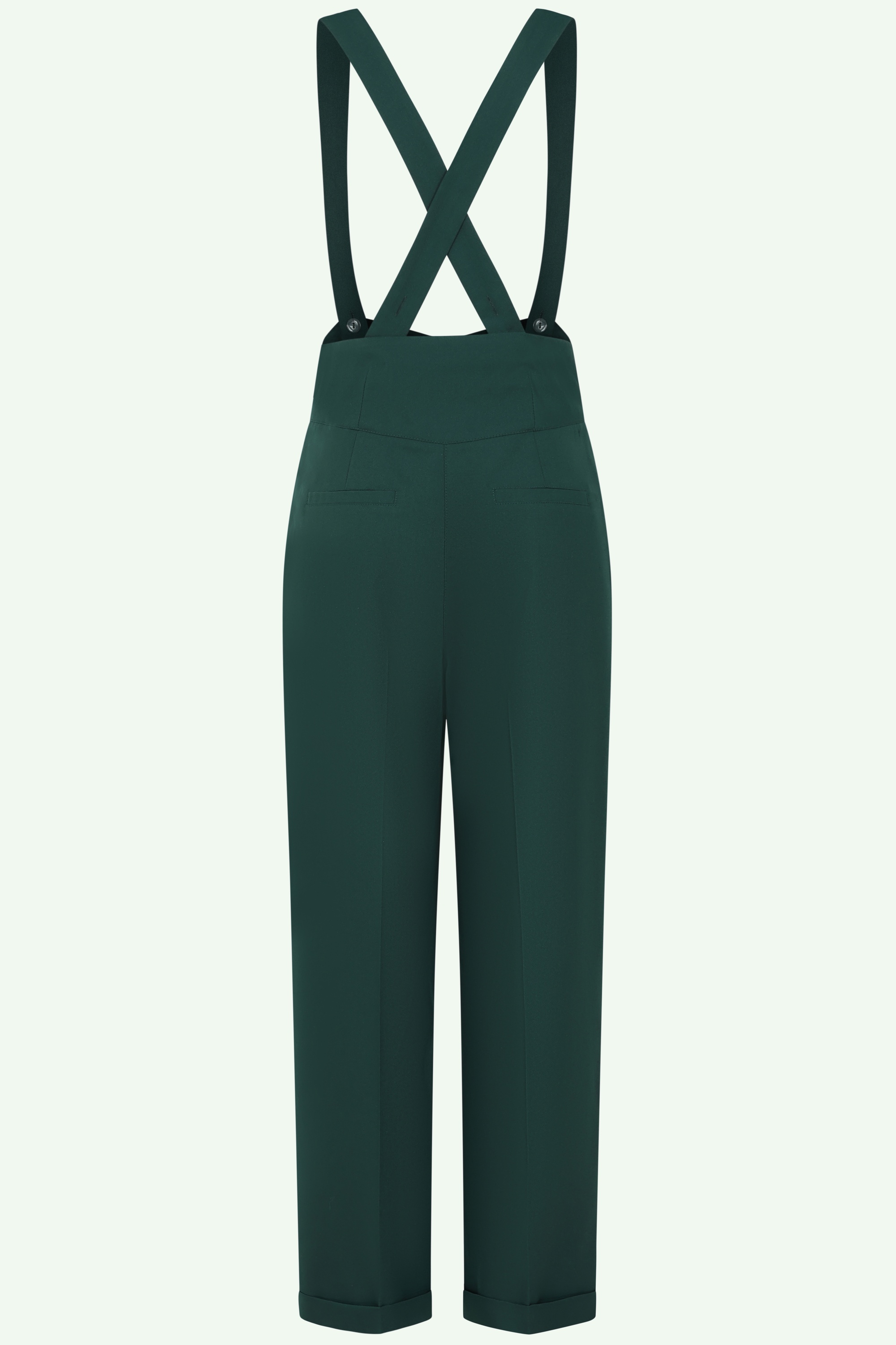 Banned Retro - Her Favourite pantalon in smaragdgroen 4