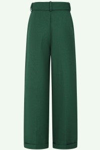 Banned Retro - Joana pantalon in groen 2