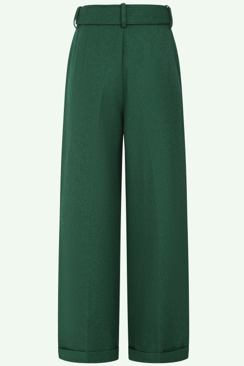 Banned Retro - Joana pantalon in groen 2