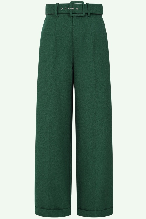 Banned Retro - Joana pantalon in groen