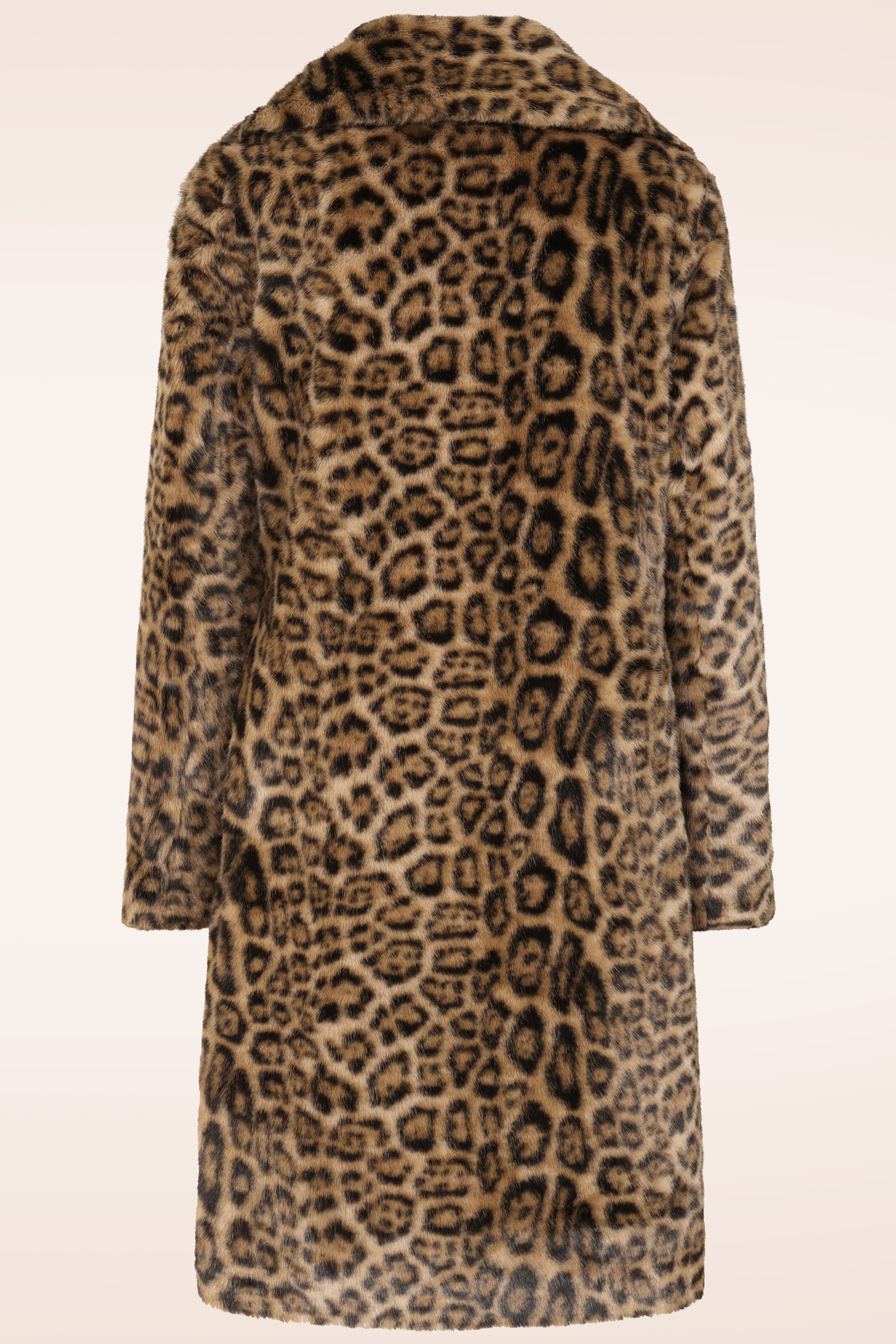Banned Retro - Vania Faux Fur jas in luipaard 4