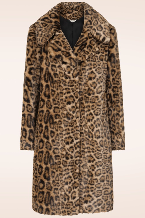 Banned Retro - Vania Faux Fur jas in luipaard 2