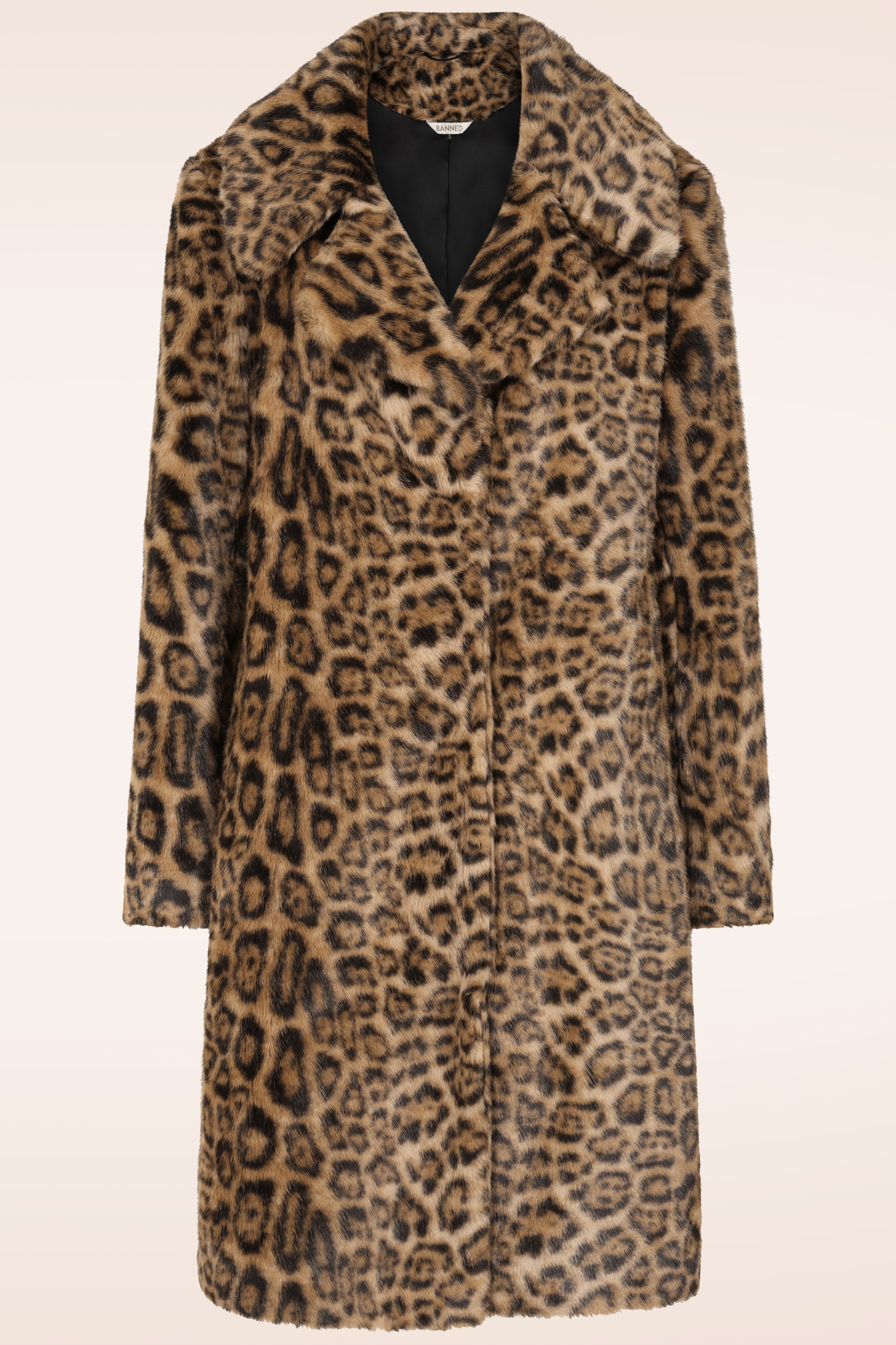 Banned Retro - Vania Faux Fur jas in luipaard 2