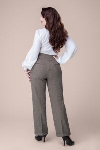 Topvintage Boutique Collection - Topvintage exclusive ~ Adeline pantalon in grijs 5
