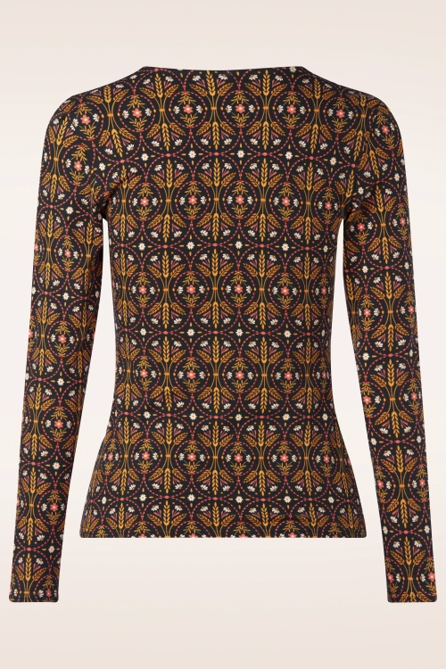 Blutsgeschwister - Princess Dream jersey top in Happy Harvest 5