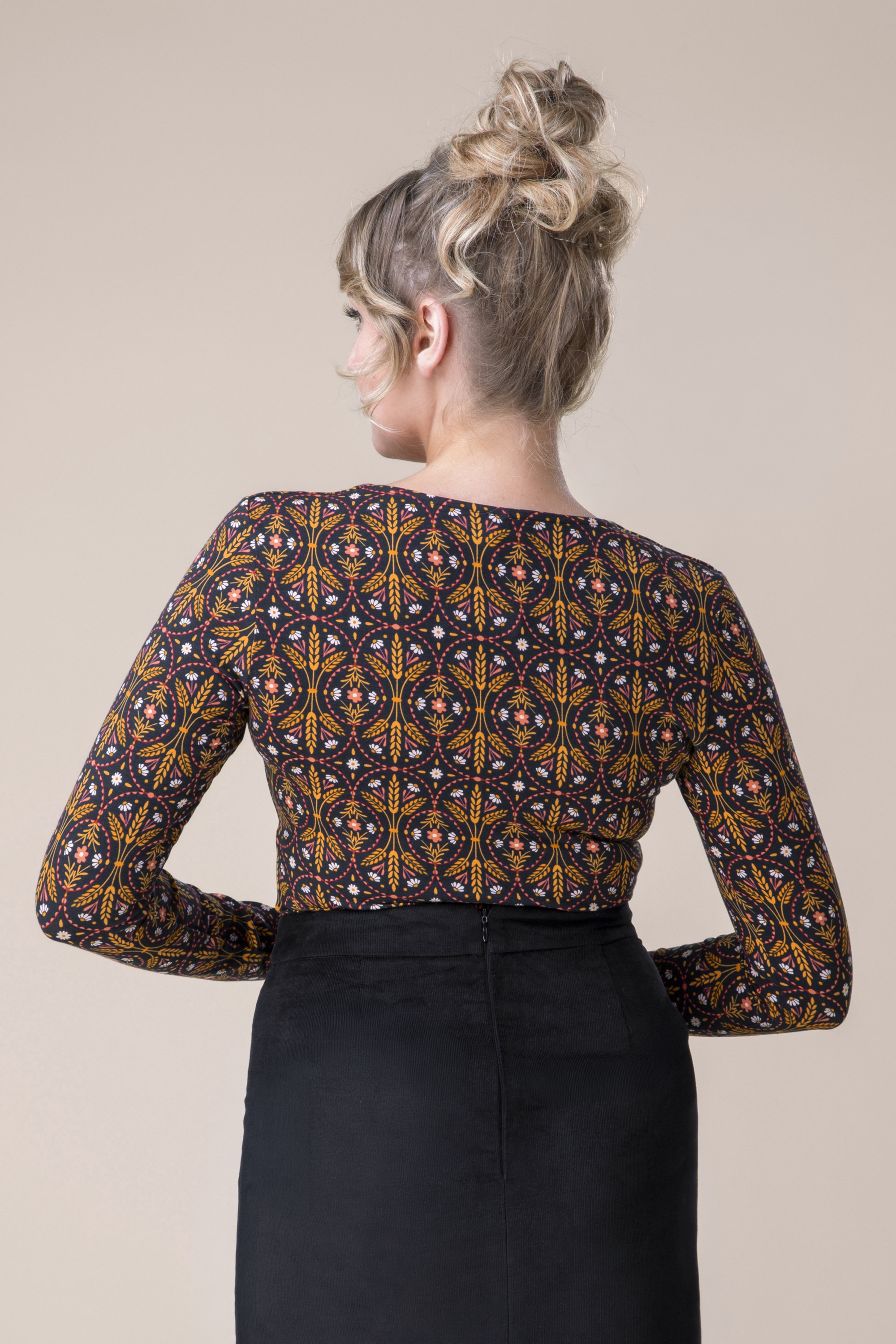 Blutsgeschwister - Princess Dream jersey top in Happy Harvest 4