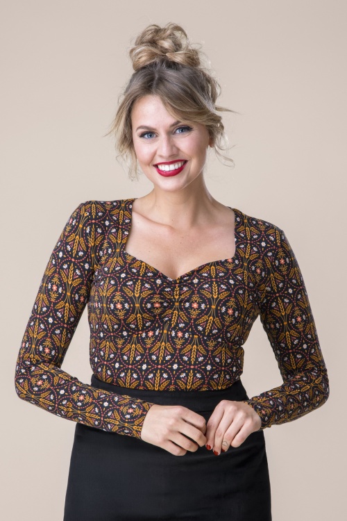 Blutsgeschwister - Princess Dream jersey top in Happy Harvest