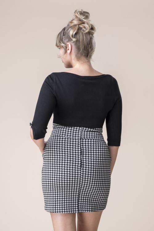 Blutsgeschwister - Tailored Tenderness Tulip rok in Brit Chic Knit 2