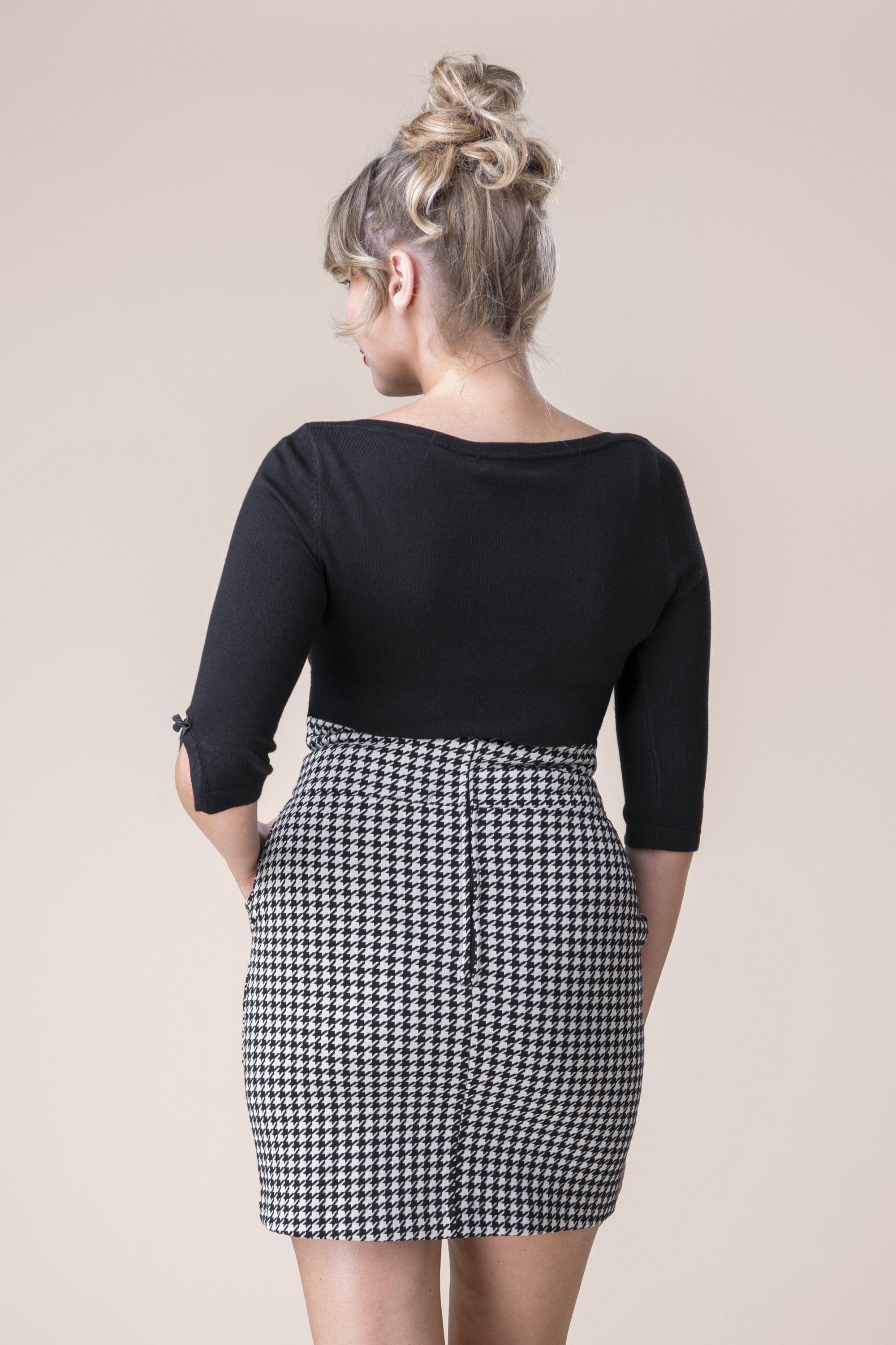 Blutsgeschwister - Tailored Tenderness Tulip rok in Brit Chic Knit 2
