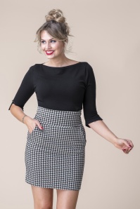 Blutsgeschwister - Tailored Tenderness Tulip rok in Brit Chic Knit