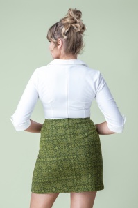 Blutsgeschwister - Pure Poetry mini rok in Green Harvest Thanks 2