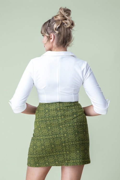 Blutsgeschwister - Pure Poetry mini rok in Green Harvest Thanks 2
