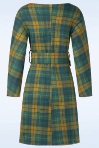 Blutsgeschwister - Robe d'automne à carreaux Tailored Cocoon en Classy Sassy Check 5