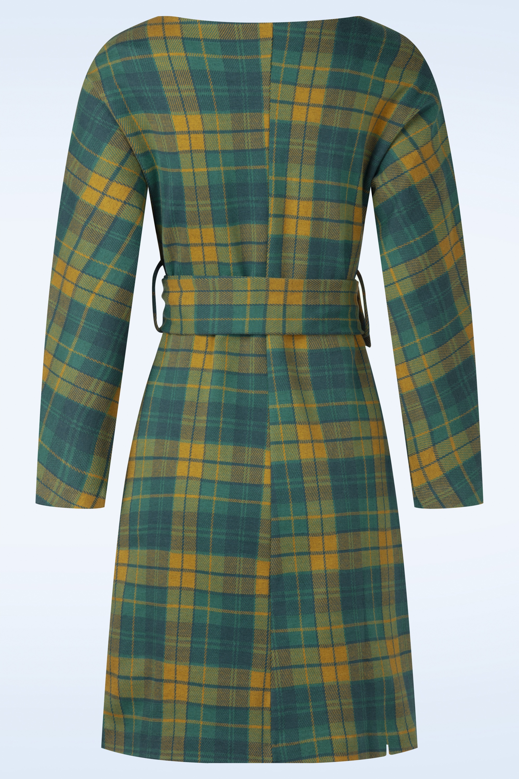 Blutsgeschwister - Robe d'automne à carreaux Tailored Cocoon en Classy Sassy Check 5