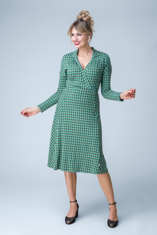 Blutsgeschwister - Robe midi Hédoniste Libre en Pick Chic