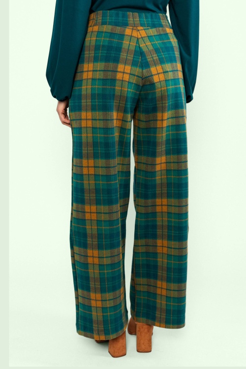 Blutsgeschwister - Pantalon habillé à carreaux en Classy Sassy Check 4