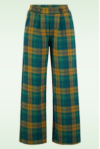 Blutsgeschwister - Pantalon habillé à carreaux en Classy Sassy Check