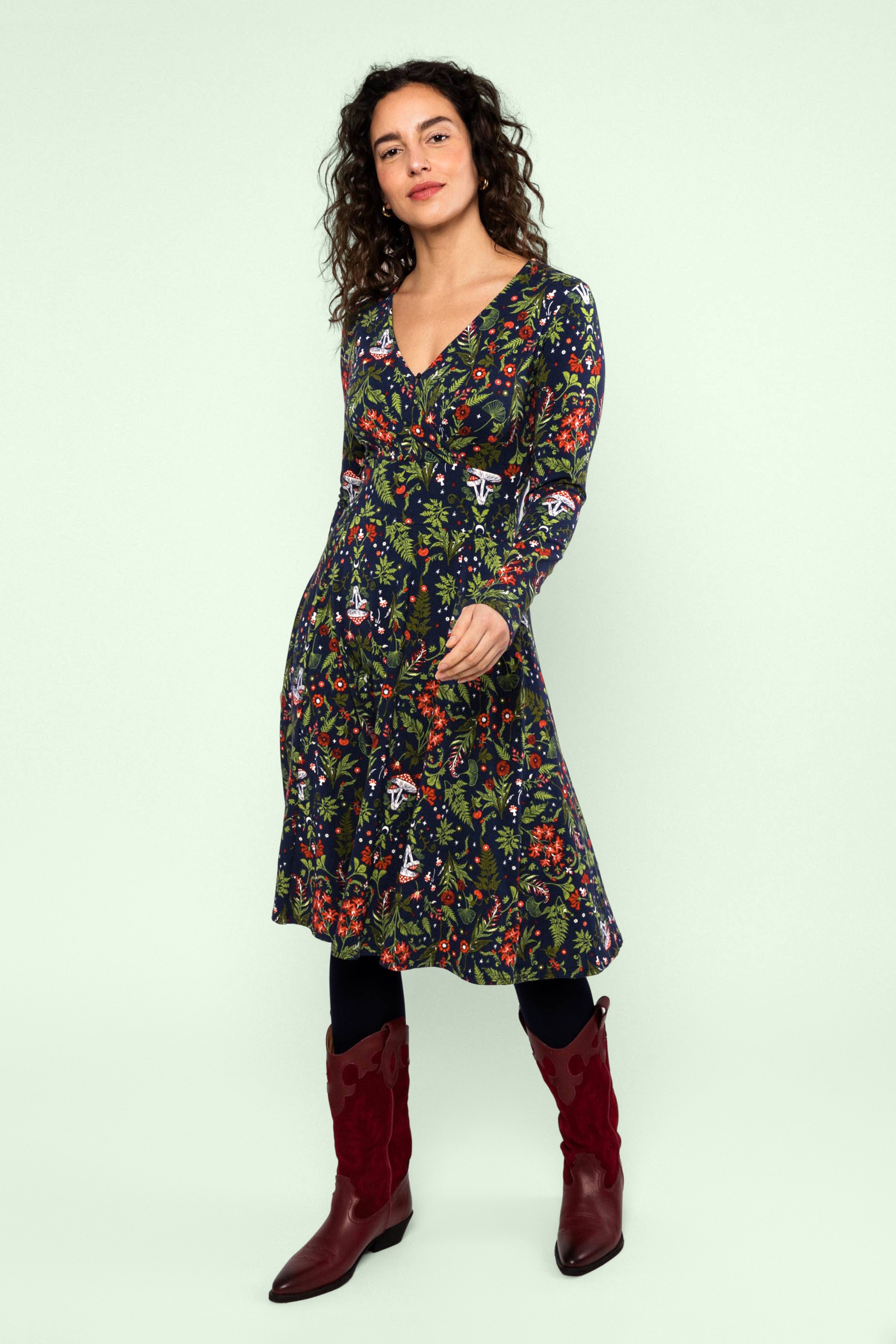 Blutsgeschwister - Robe Shalala Tralala en Dreamy Mushroom Carpet 4
