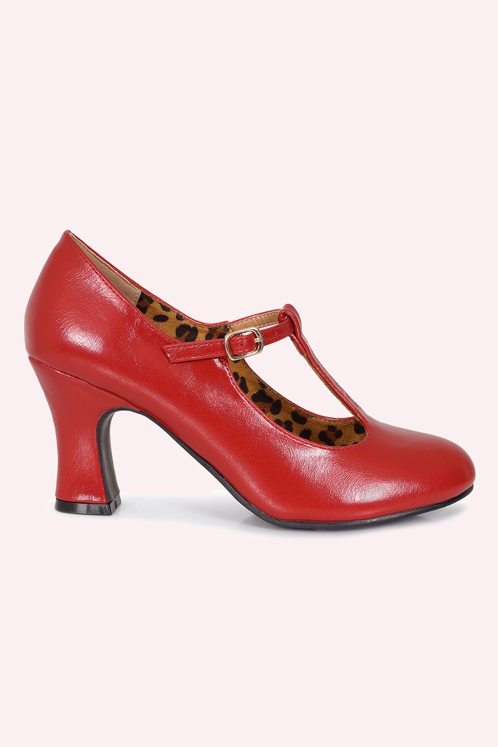 Banned Retro - Escarpins Rosewood Promenade en rouge