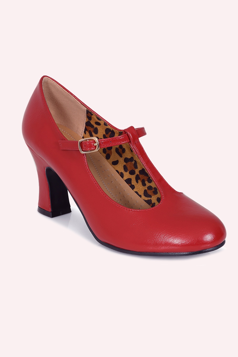 Banned Retro - Escarpins Rosewood Promenade en rouge 2
