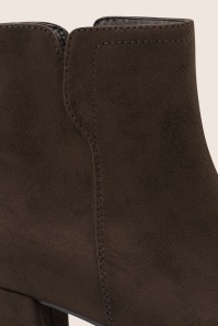 Jana Shoes - Bottines véganes Kelly en Moka 3