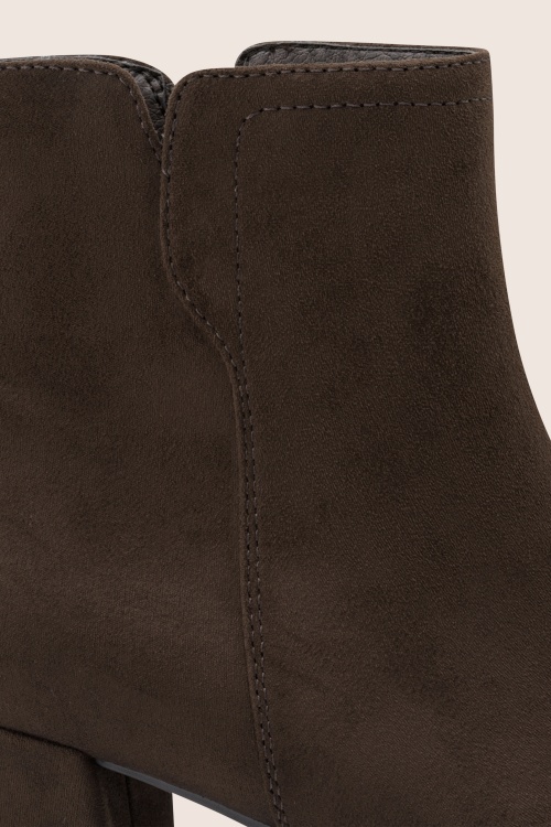 Jana Shoes - Bottines véganes Kelly en Moka 3