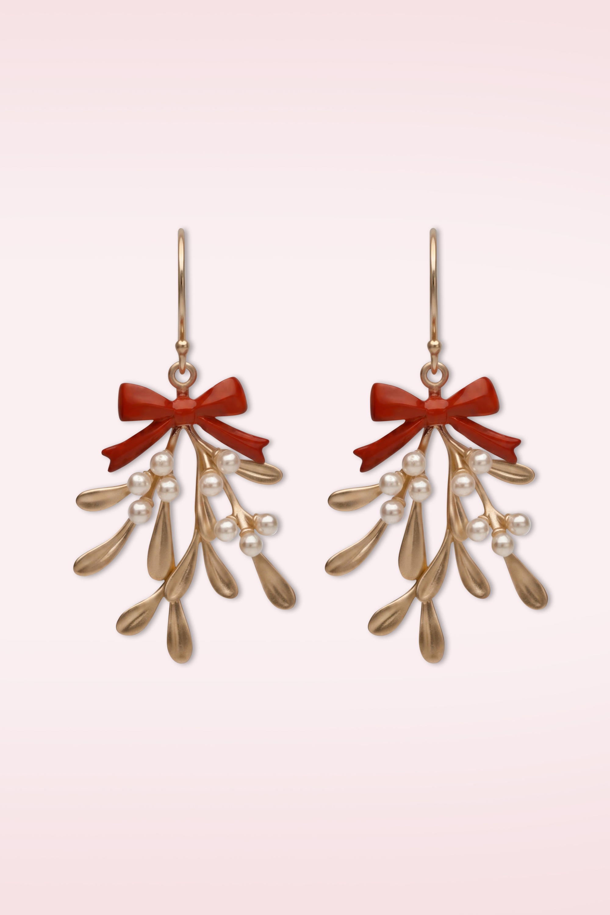 Lovely - Mistletoe Earrings in Gold