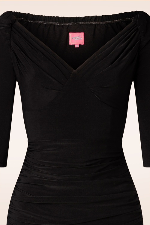 Glamour Bunny - Exklusiv bei Topvintage ~ The Marilyn Bleistiftkleid in Schwarz 6