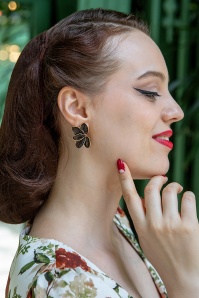 Day&Eve by Go Dutch Label - Autumn Lily oorbellen in bruin
