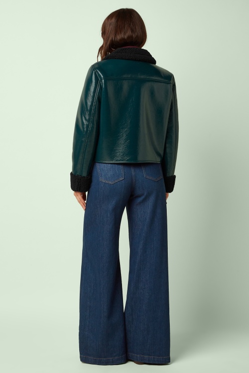 King Louie - Dina Shine jacket in Alpen groen 5