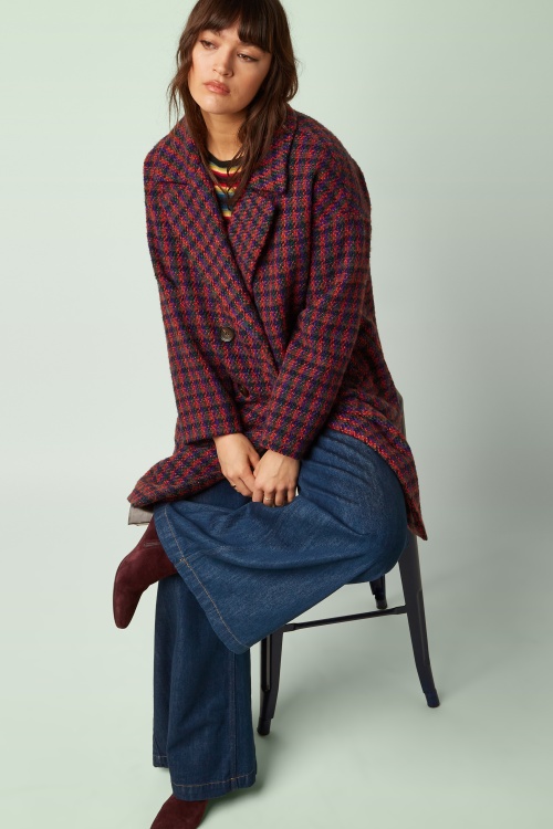 King Louie - Nia Rosey Coat in Urban Green