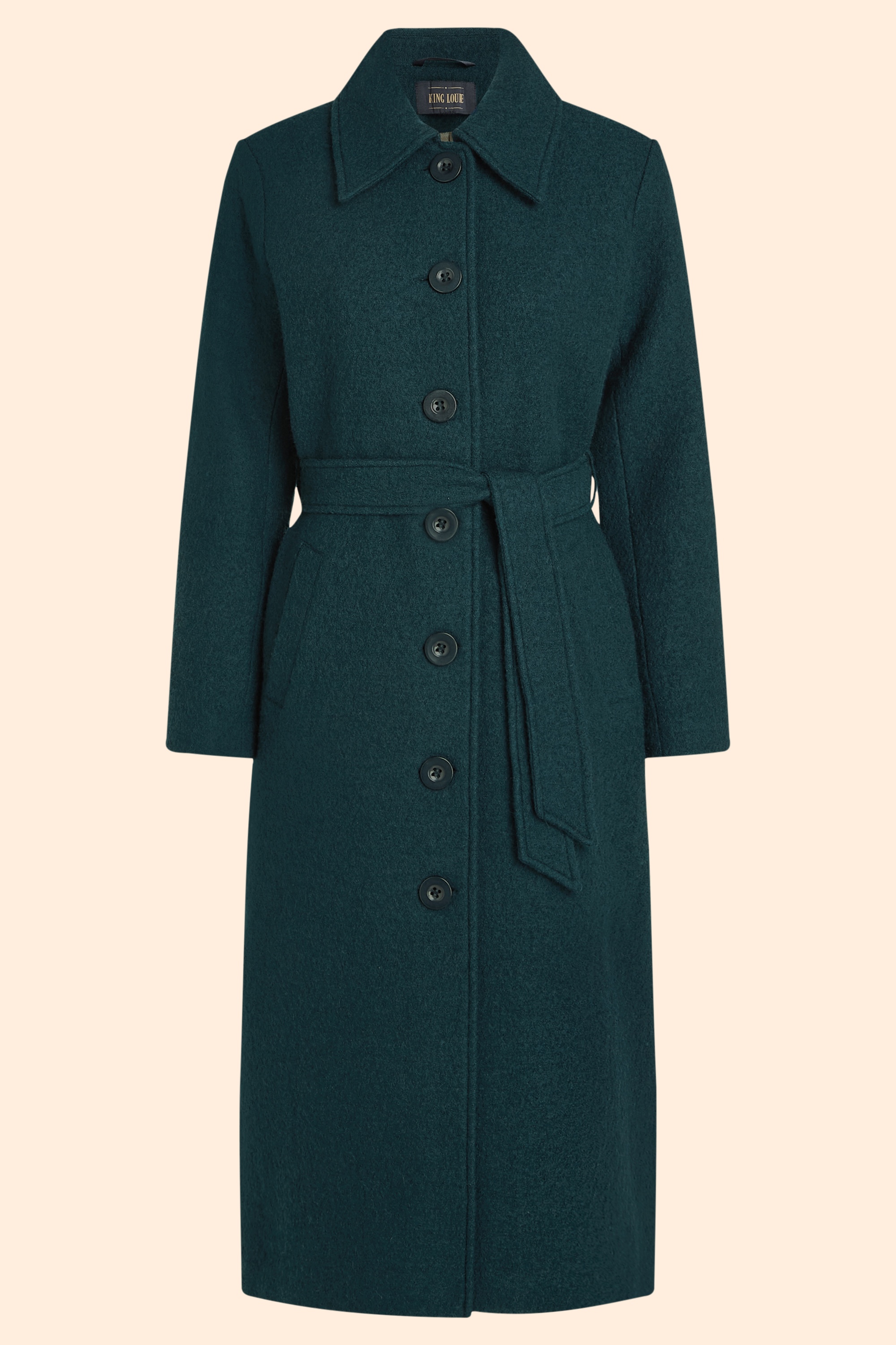 King Louie - Arabella Kennedy Coat in Urban Green 3