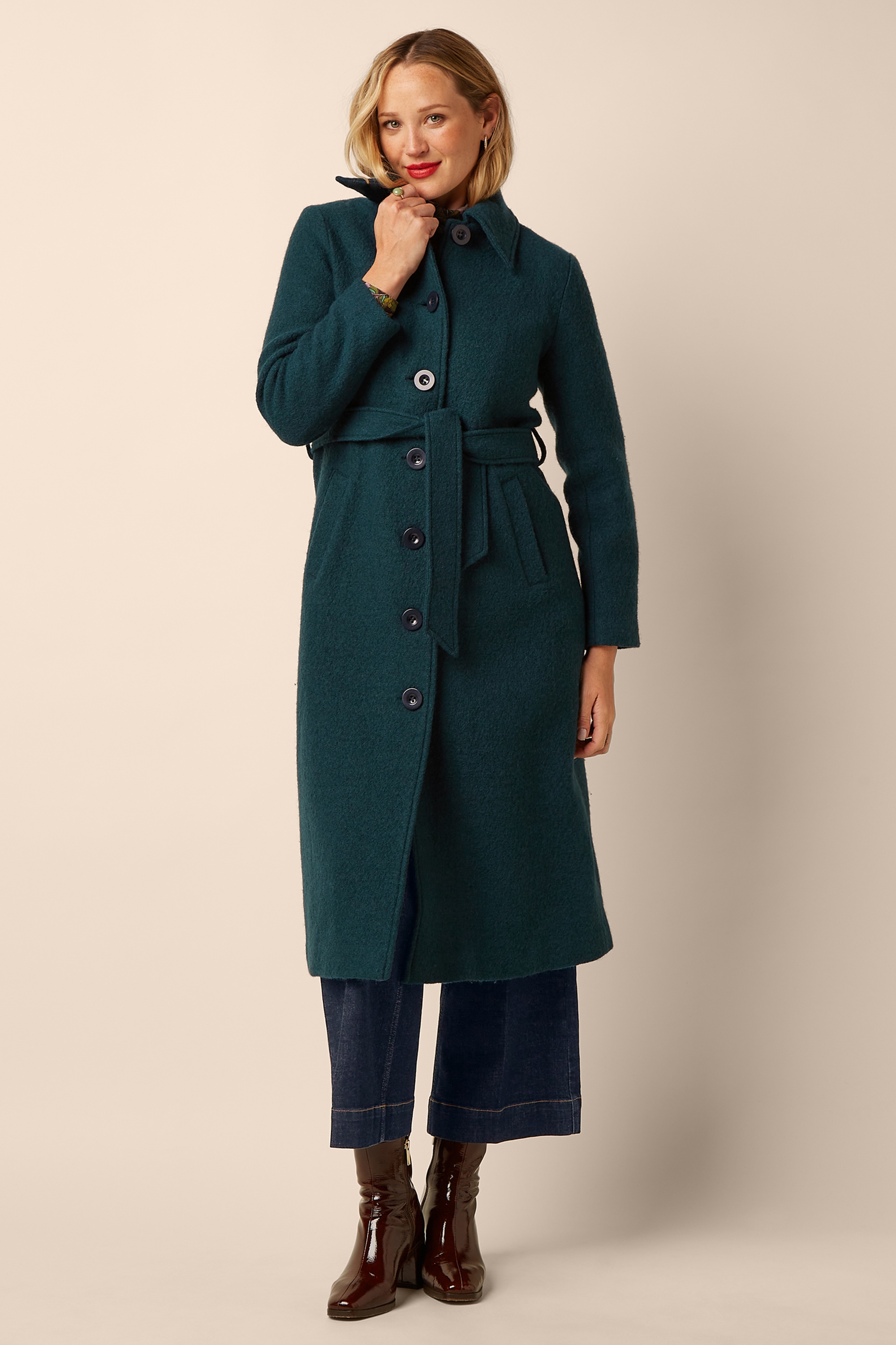 King Louie - Arabella Kennedy Coat in Urban Green
