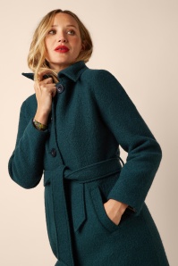 King Louie - Arabella Kennedy Coat in Urban Green 2