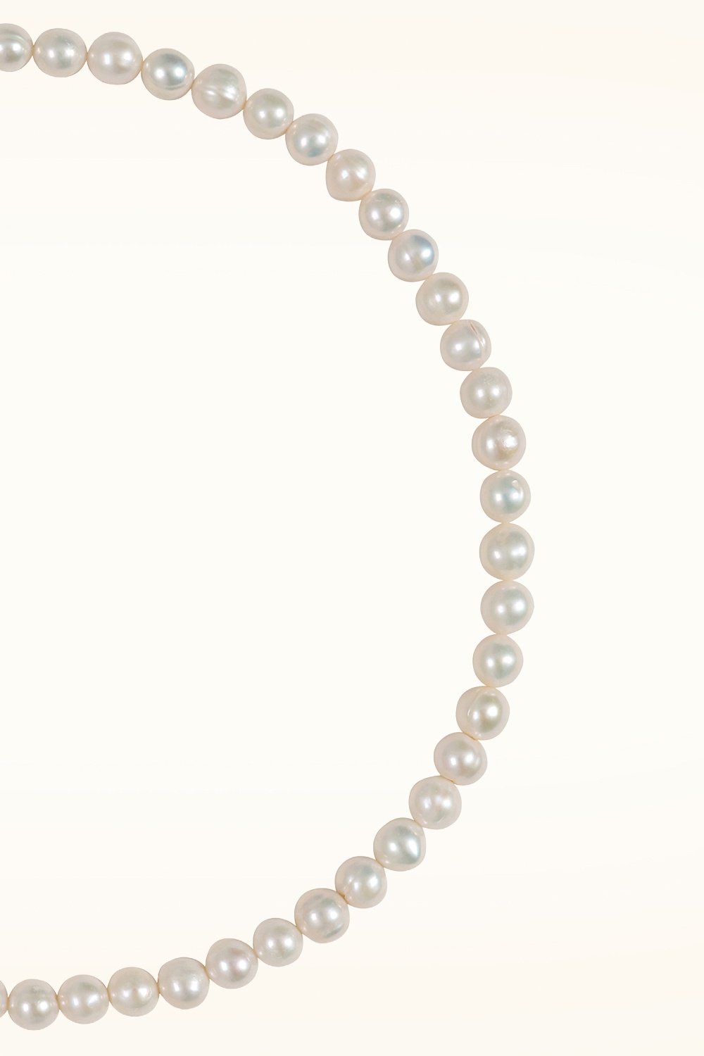 Dolly Dawn - Exclusivité Topvintage ~ Collier de perles d'eau douce Camille en blanc 4