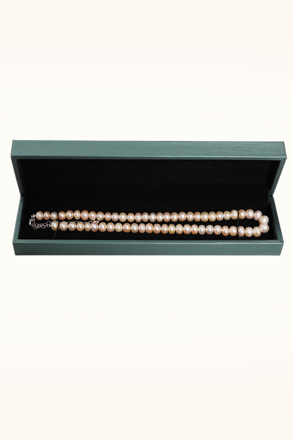 Dolly Dawn - Exclusivité Topvintage ~ Collier de perles d'eau douce Camille en rose poudré 5