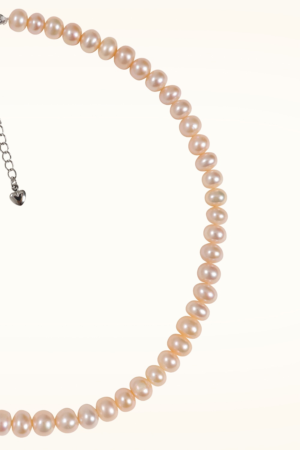 Dolly Dawn - Exclusivité Topvintage ~ Collier de perles d'eau douce Camille en rose poudré 4