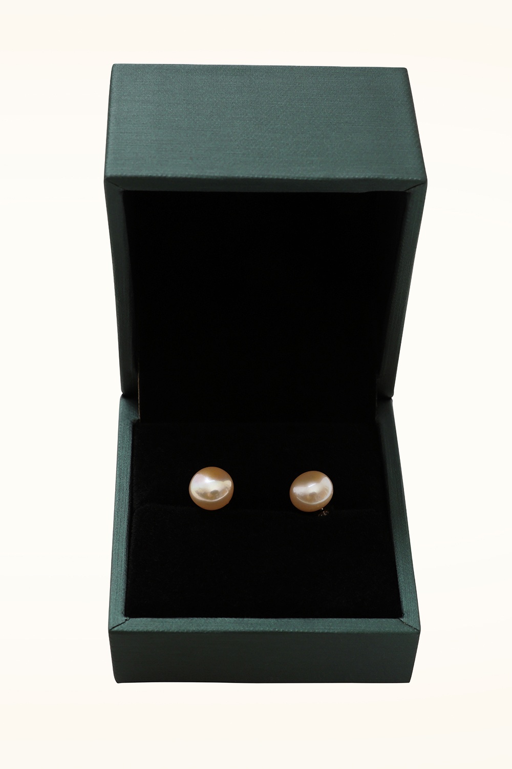 Dolly Dawn - Exclusivité Topvintage ~ Boucles d'oreilles à perle d'eau douce Camille en rose poudré 4