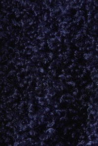 King Louie - Isa Basil faux fur jasje in avondblauw 6