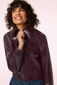 King Louie - Isla Glitz jacket in porto rood 6