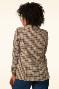 King Louie - Tula Basso Check blazer in marsepein 5