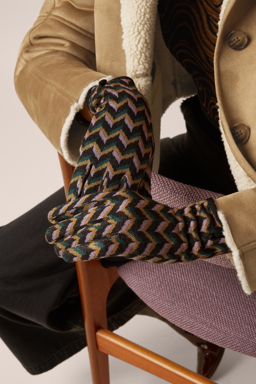 King Louie - Leaf Gloves in Imperial Purple