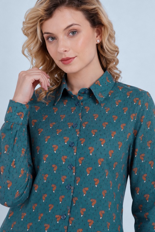 Circus - Fox blouse in blauw 2