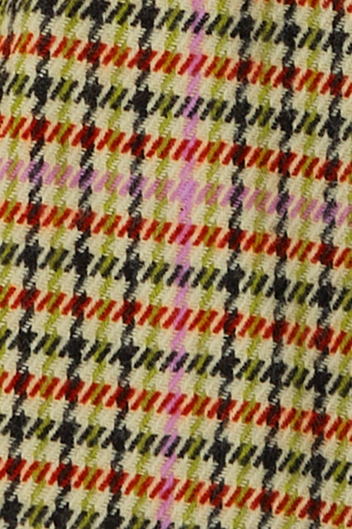 King Louie - Houndstooth Scarf in Spicy Brown  3
