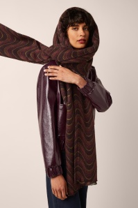 King Louie - Jefferson Scarf in Bitter Chocolate  2