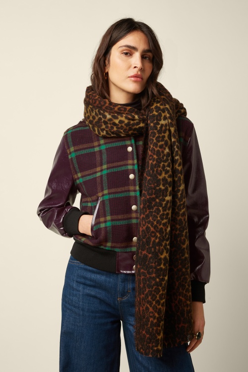 King Louie - Fargo Scarf in Cognac Orange 2