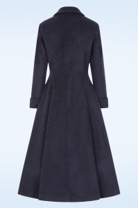 Hearts & Roses - Emmeline Swing Coat in Navy 7