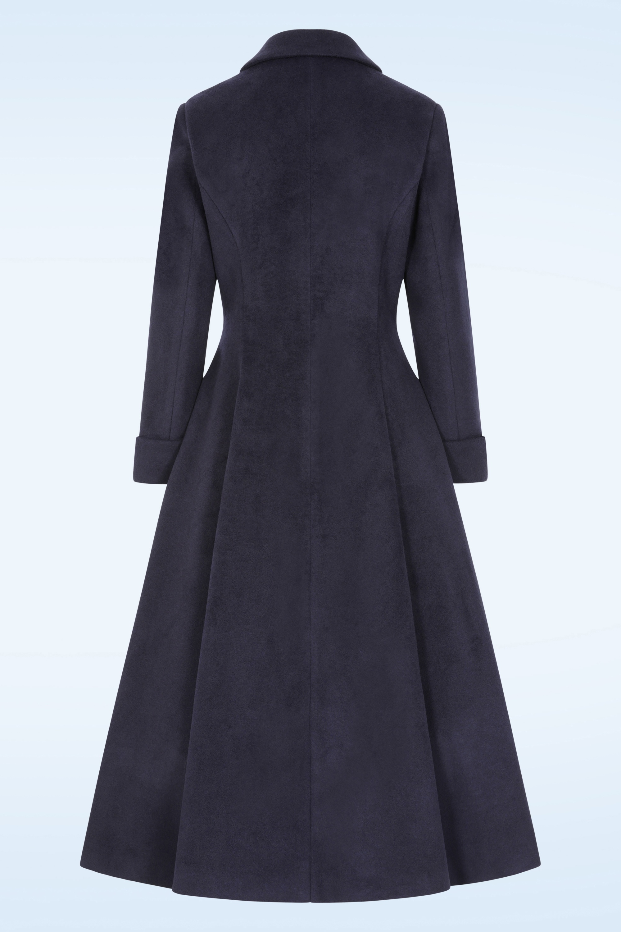 Hearts & Roses - Emmeline Swing Coat in Navy 7