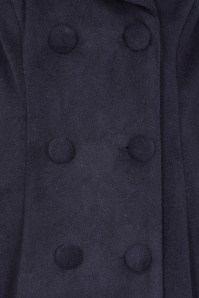 Hearts & Roses - Emmeline Swing Coat in Navy 5