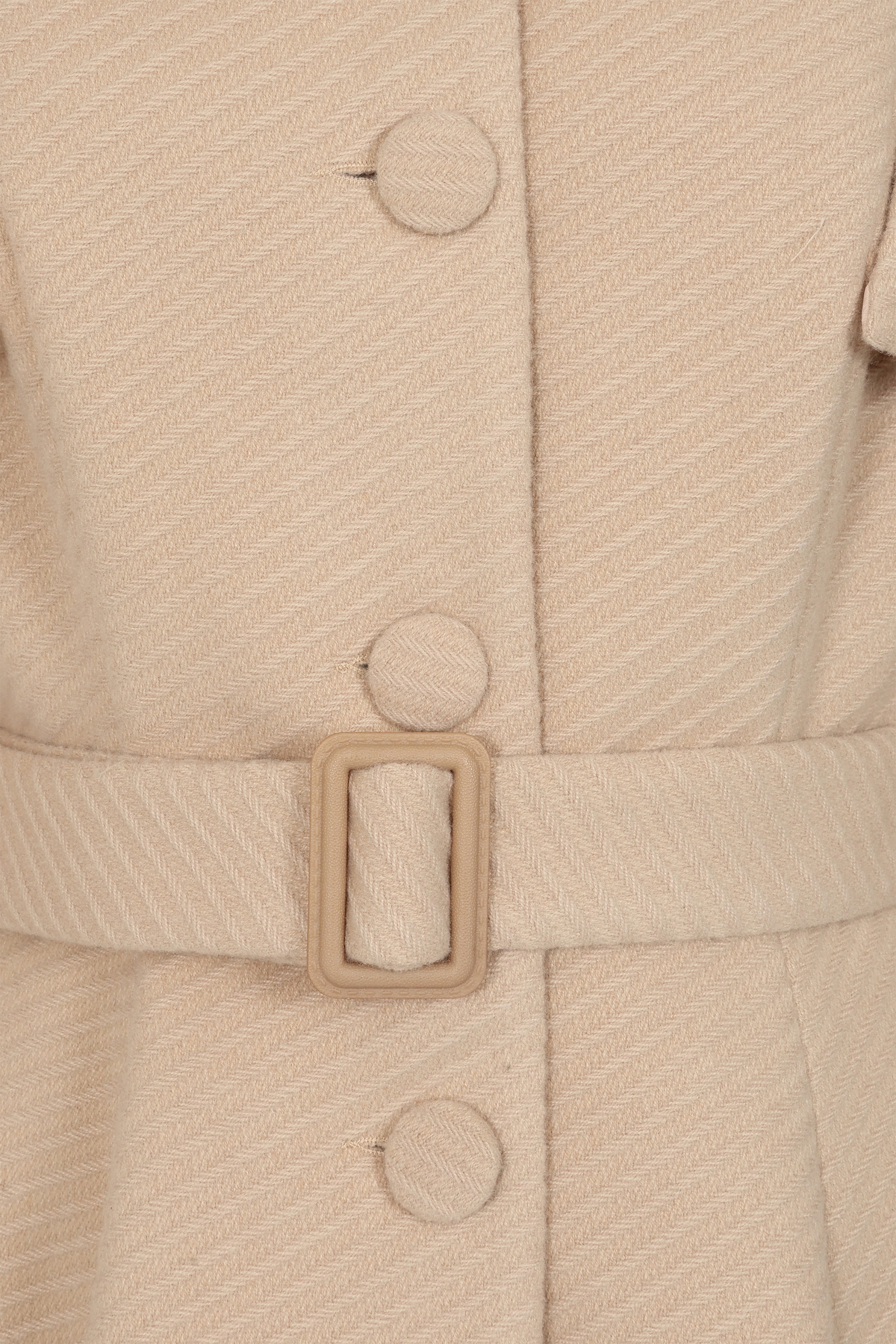 Hearts & Roses - Cosette Swing Coat in Beige 5